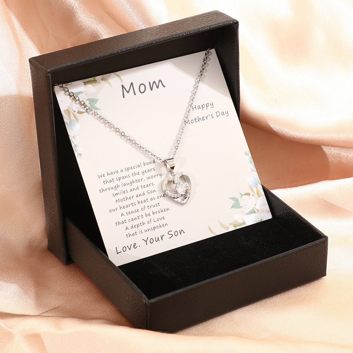 Wholesale Mother's Day Alloy Necklace Gift Box